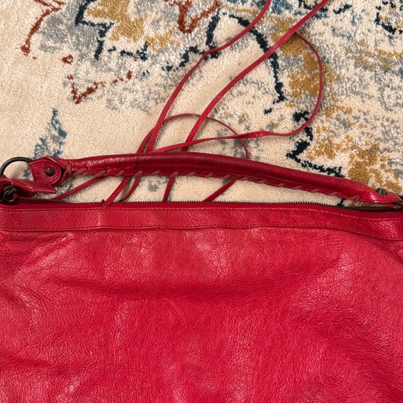 Balenciaga Red Day Hobo Bag - Picture 4 of 9